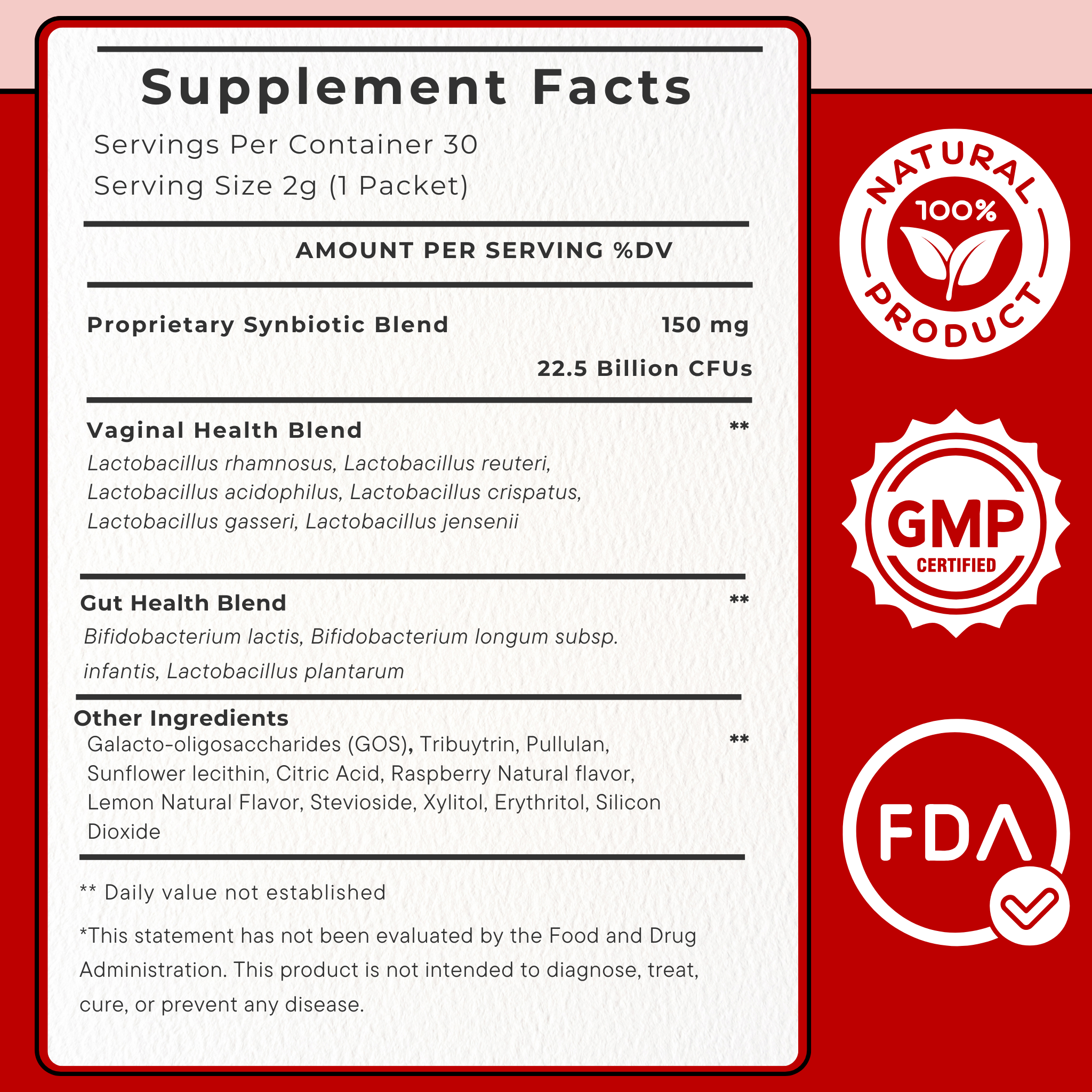 Cleoflora™ Vaginal & Gut Synbiotic