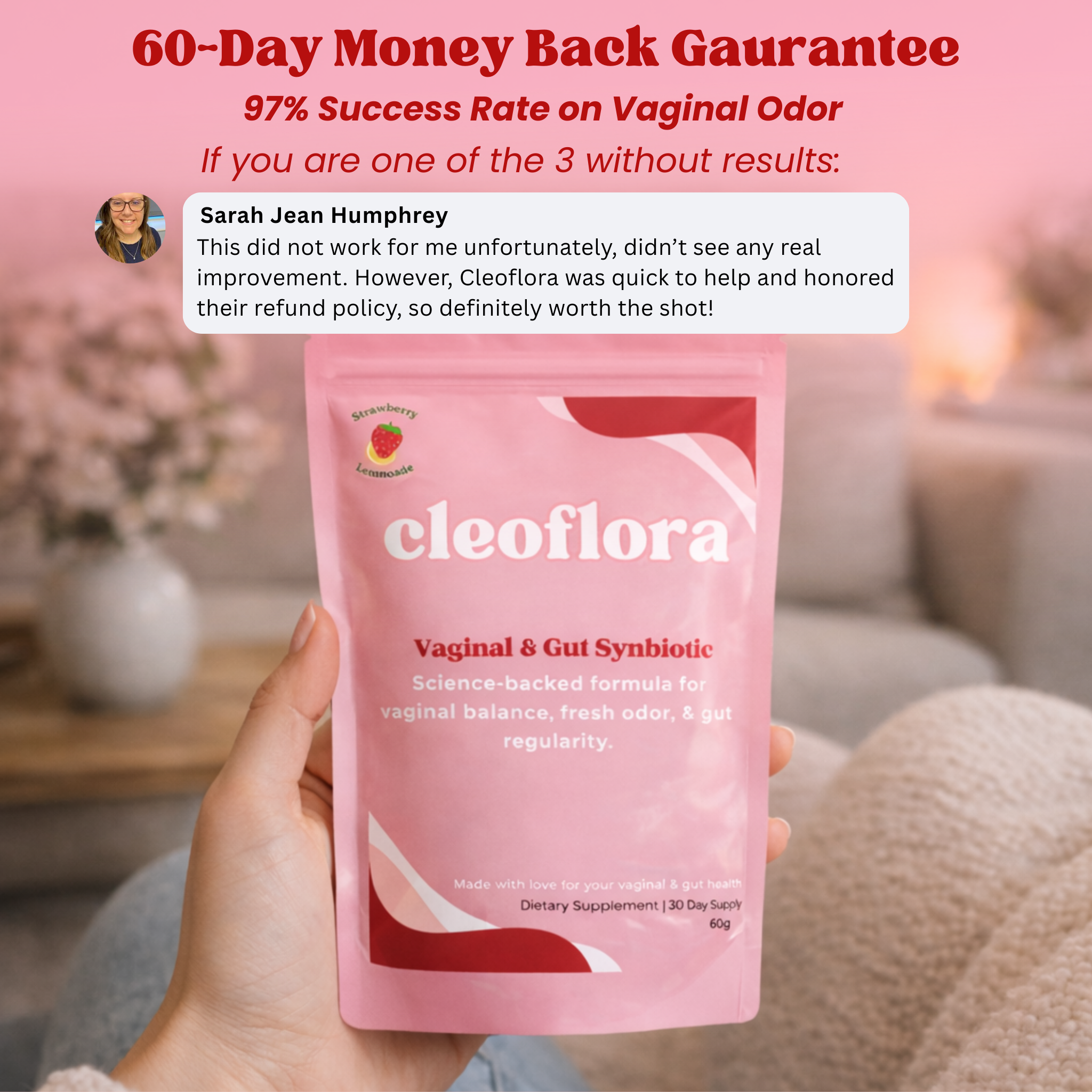 Cleoflora™  Vaginal & Gut Synbiotic