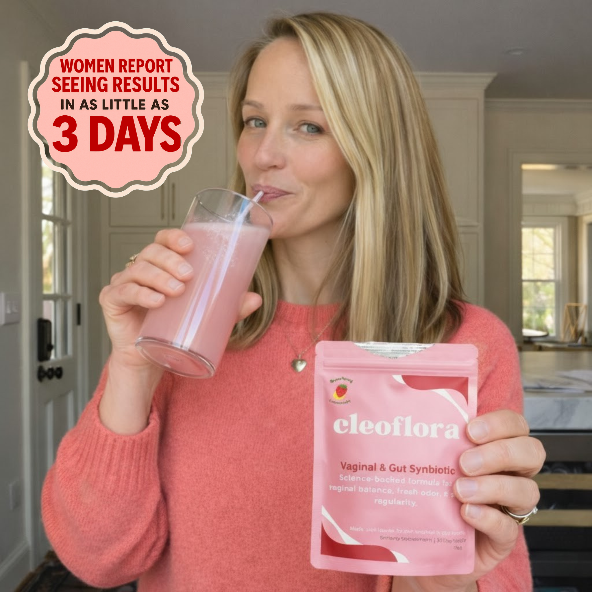 Cleoflora™  Vaginal & Gut Synbiotic